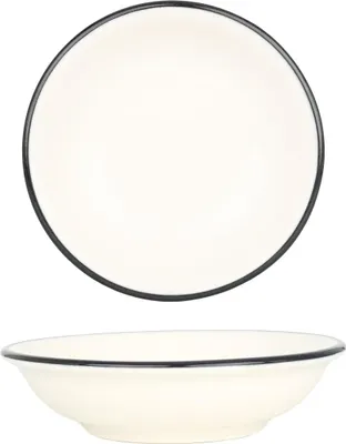 Image de Bonna Coupe de service - Linea Black - Porcelaine - 15 cm (330 cc)