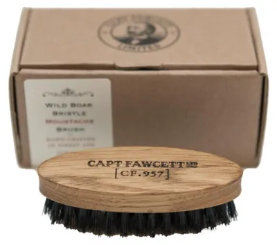 Zdjęcie produktu dla Captain Fawcett - Wild Boar Cf.957 - Podróżna Szczotka, Kartacz Do Brody Z Włosiem Z Dzika