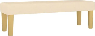 Obrázok produktu pre vidaXL Lavica Cream 100x30x30 cm Tkanina