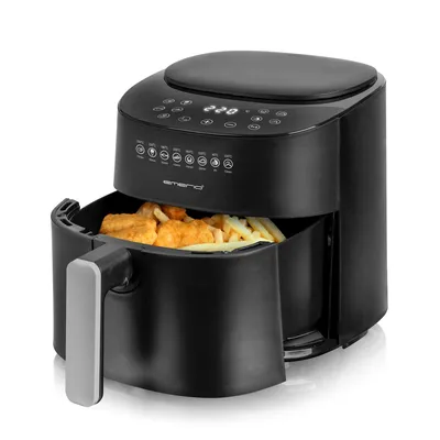 Produktbild von Emerio Airfryer XL 4,5 L – 1300 W – Digital – 8 Programme – Schwarz – AF-129369