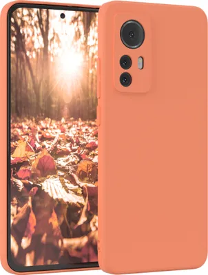 Produktbild von EAZY CASE - TPU Hülle für Xiaomi 12 - 12X, TPU Case stoßfeste Handyhülle, weiches Cover mit Kameraschutz, Silikonhülle in Orange