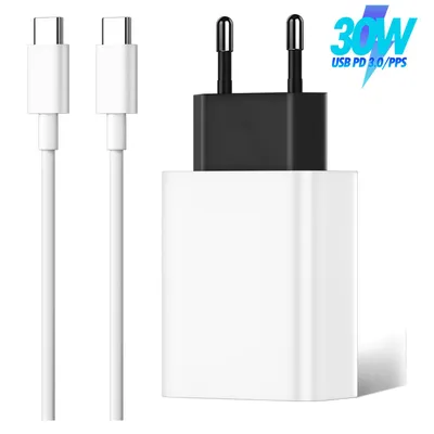 Produktbild von Für Google Pixel USB- C Adapter Schnellladegerät 30W mit 1,8M Usb C Ladekabel Google Pixel 10 10a 9 9 Pro 8 8a 8Pro 7 7A 7Pro 6 5