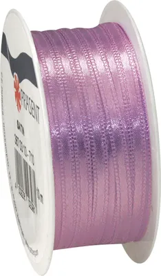 Produktbild von Satinband, 3 mm, Rolle à 10 m Flieder