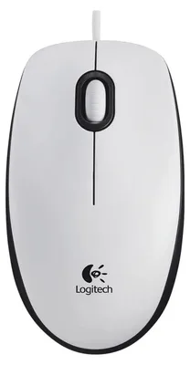 Imagen del producto de Logitech Ratón B100, conexión USB, color blanco