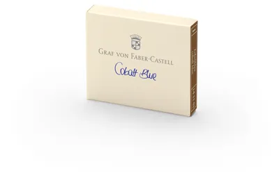 Produktbild von FABER-CASTELL Tintenpatronen GvFC Cobalt Blue 6x