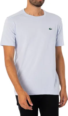 Produktbild von Lacoste Sport-T-Shirt aus Gummi mit Logo, Blau L