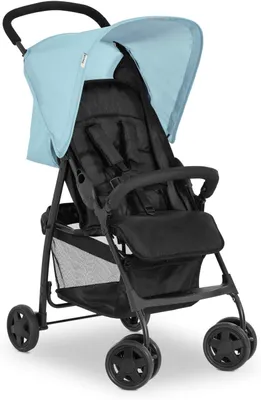 Zdjęcie produktu dla Lekki wózek – kompaktowy wózek podróżny – komfort podczas podróży – składany od urodzenia – do 18 kg – kolor niebieski