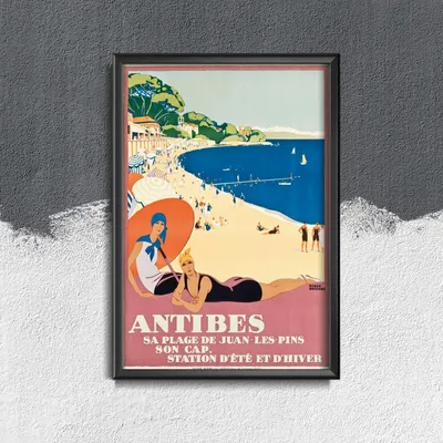 Produktbild von Poster - Canvas - Leinwand - 42 cm x 59,4 cm - Südfrankreich