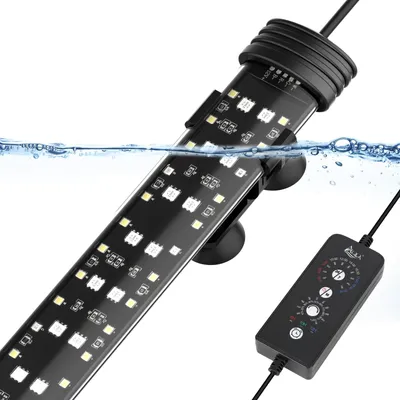 Aquarium LED-Beleuchtung Tauchlicht 14W Schwarz