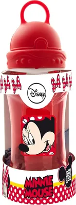 Image de Cool Gear Pure Bottle Trinkflasche Minnie Mouse 400 ml, rot