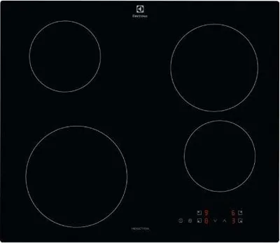Zdjęcie produktu dla Electrolux KIB60424CK, Czarny, Wbudowany, 60 cm, Płyta indukcyjna strefowa, Szkło, 4 stref(y)