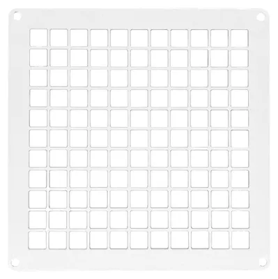 Produktbild von Europlast LSM1515 Metall-Schutzgitter, 150x150mm, weiß