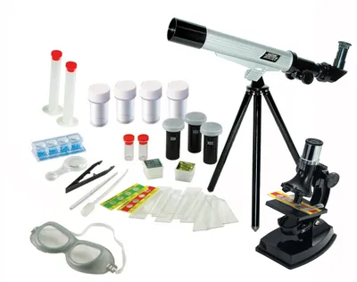 Image de Kit télescope et microscope pour l'initiation au cosmos et au microcosme