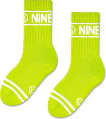 Produktbild von NINETIES Kinder Socken Sportsocken Tennissocken 30-35, Limette