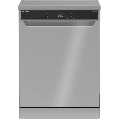 Produktbild von SHARP Geschirrspüler 60 cm freistehend 14 Maßgedecke Inverter Motor AutoDoor 42 dB Edelstahl QW-NA3YF42AI-DE