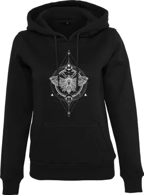 Produktbild von Mister Tee Damen Hoodie Ladies Moth Hoody Black-XS