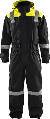 Produktbild von Blakläder Winteroverall ungefüttert 6786 1977 in schwarz/gelb, Größe:52