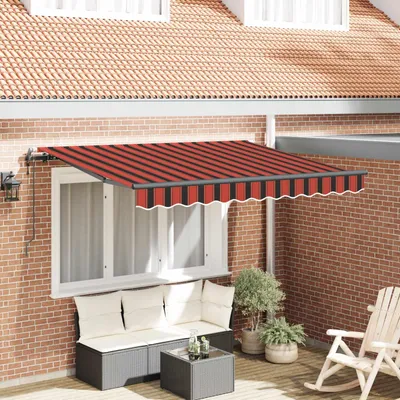 Obrázok produktu pre Maison Exclusive – zatahovacia markíza, hnedá, 250 x 200 cm, látka
