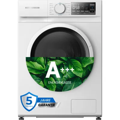 Produktbild von Heinner HWM-M714IVSMNA Waschmaschine 7 kg, Dampf, 1400 U/min, , LED-Display, Weiß
