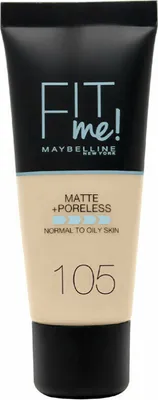 A product shot of a foundation bottle against a white background.
