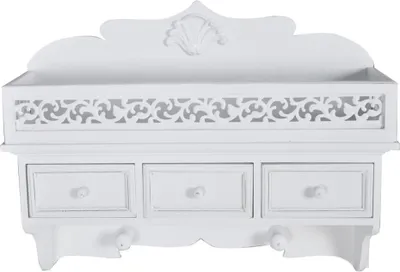 Produktbild von Wandgarderobe mit 3 Schubladen 2 Kleiderhaken
