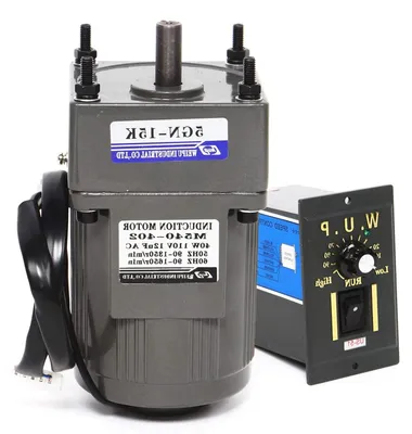 Zdjęcie produktu dla Silnik przekładniowy elektryczny - Silnik z przekładnią - Silnik bezstopniowy - Regulator prędkości - Silnik jednofazowy - Moc: 40 W