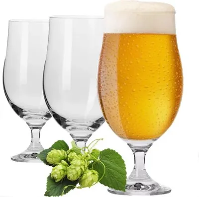 Produktbild von KROSNO GLÄSER 500ml 6 Stk. FÜR BIERKRÜGE LAGER HARMONY CRYSTALINE