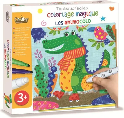 Produktbild von Crealign Magisch Färben Tiere - Kreatives Spielzeug für Kinder