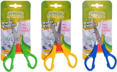 Produktbild von CRICCO Schere mit Lineal 13,5 cm