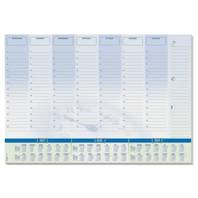 Produktbild von Schreibunterlage Time 2027 30 Blatt Tages- u. Wochenplan 595x410mm