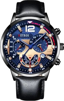 Image de Montre Deyros CL-25958 - Élégance Noir / Doré Rose KP25958