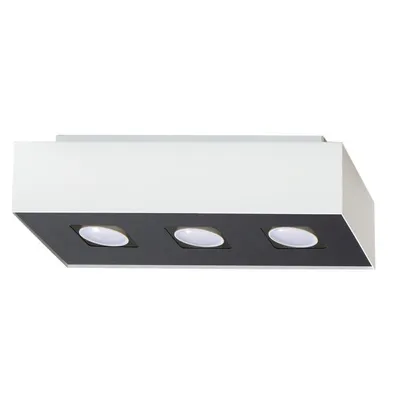 Zdjęcie produktu dla Lampa sufitowa MONO 3 Biały Sollux Lighting SL.0068