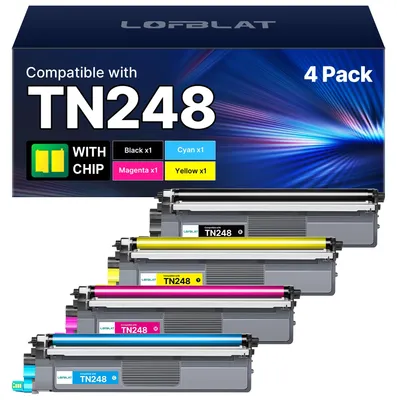 Zdjęcie produktu dla Zamiennik tonera LOFBLAT TN248, TN248XL, MFC-L3760CDW, kompatybilny z tonerami Brother TN248