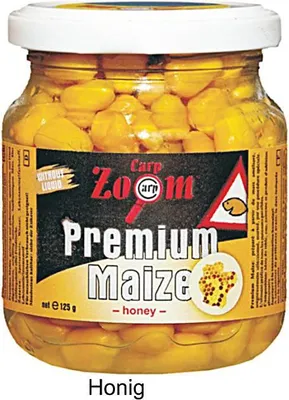 Produktbild von CarpZoom Premium Mais Angelmais 220ml Honig