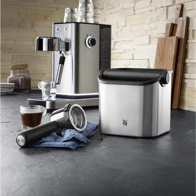 Zdjęcie produktu dla Opróżniacz do kubków z kawą espresso – 1 sztuka – czarny – metalowy