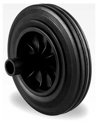 Produktbild von Einbaurad 200mm – Ersatzrad für Zweirad-Mülltonnen und Müllbehälter