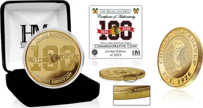 Produktbild von Chicago Blackhawks NHL 100th Anniversary Coin (39mm) Münze