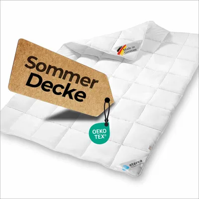 Produktbild von etérea Bettdecke Frieda Sommerdecke 200x220 Ganzjahr - Steppdecke  Germany - Sommerbettdecke 200x220cm