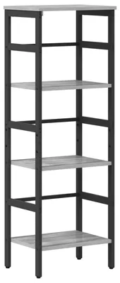 Produktbild von vidaXL Bücherregal Graues Sonoma 40 x 29,5 x 115 cm Holzwerkstoff