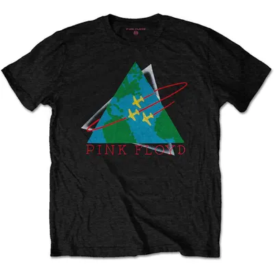 Image de T-shirt à manches courtes Pink Floyd, couleur noire, modèle "Planes"