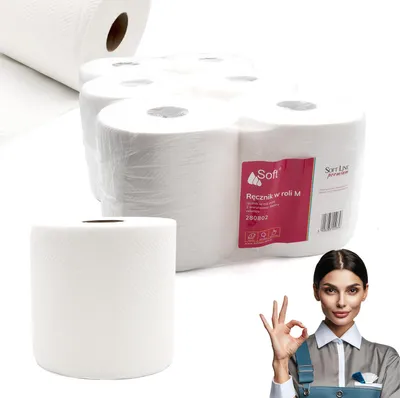 Obrázok produktu pre Uterák v rolke Soft Premium Maxi 2w z celulózy a'6
