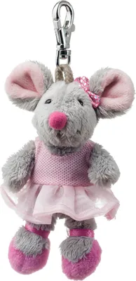 Produktbild von Schaffer Schlüsselanhänger Kuscheltier Ballett-Maus 11 cm Plüschmaus