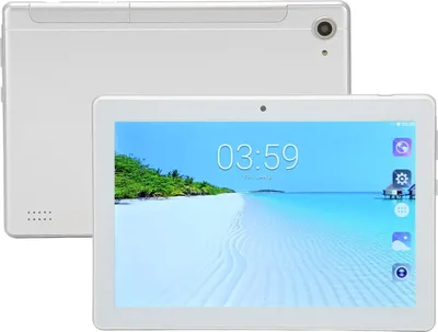 Produktbild von Annadue 8 Zoll Improved 12 Tablet, FHD Bildschirm, Octa Core CPU, 6GB RAM, 128GB ROM, Dual SIM Standby Tablet (Silber)