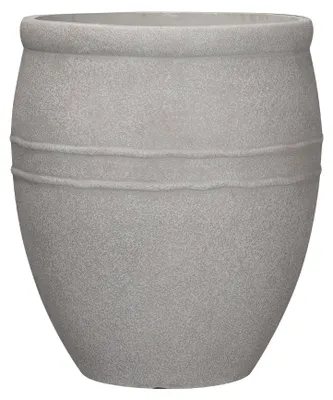 Produktbild von Blumentopf Ø: 34 x H: 40 cm Palermo Stone, Grau, für Innen & Aussen, 28 Liter