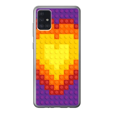 Produktbild von MuchoWow® Handyhülle Schutzhülle Hülle für Samsung Galaxy A52 5G Muster - Herz Silikon Softcase Handy Hülle - Umschlag