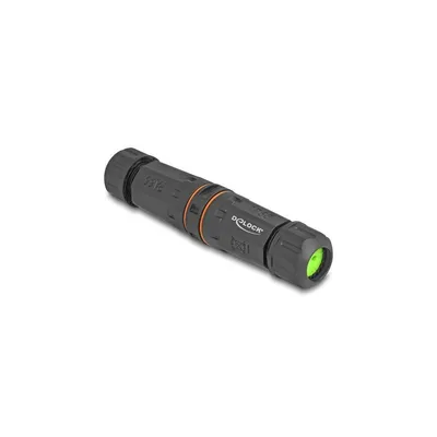Obrázek produktu pro DeLOCK Konektor optických kabelů, ze zásuvky SC Duplex na zásuvku SC Duplex, APC, se závitem M20, s prachotěsností a vodotěsností IP68, SC, SC, Černá