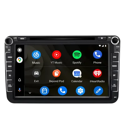 Produktbild von Android Radio 8" CD DVD für VW Golf 5/6 Variant / Touran 1T / Tiguan 5N mit Offline Navi Bluetooth 32 GB