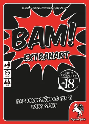 Produktbild von Pegasus BAM! - Extrahart, Kartenspiel, Party, 18 Jahr(e), 20 min