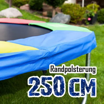 Produktbild von Trampolin-King Randabdeckung für 250cm Trampolin Bunt MS-16512