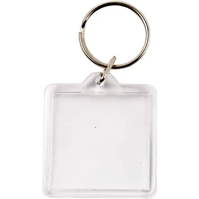 Produktbild von Creativ Company Schlüsselanhänger, Größe 40x40 mm, 25 Stück, 1 Box